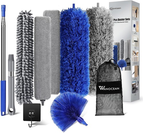 Extendable feather duster - feather,