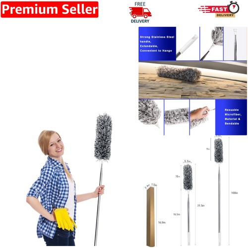 Bendable microfiber duster - microfiber,