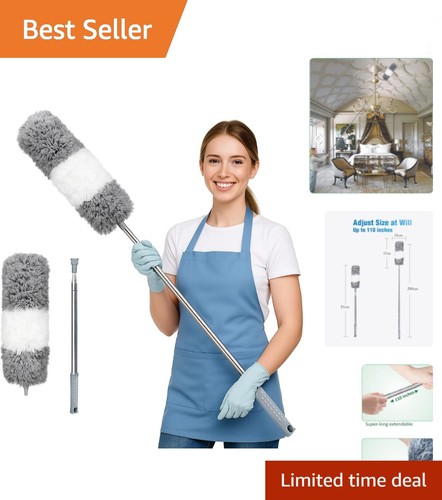 Telescopic feather duster - feather,