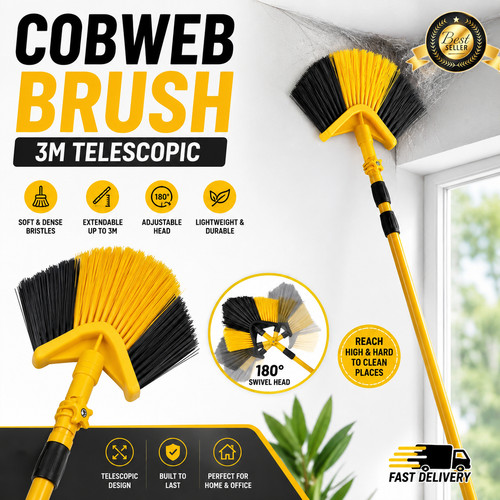 300cm telescopic cobweb brush - 300cm,