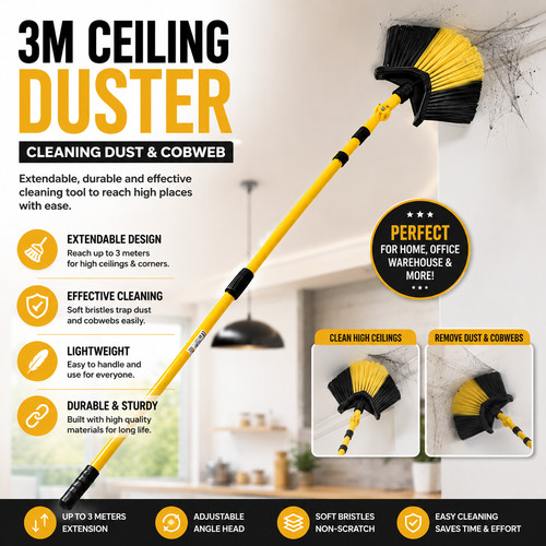 Telescopic ceiling duster - ceiling,