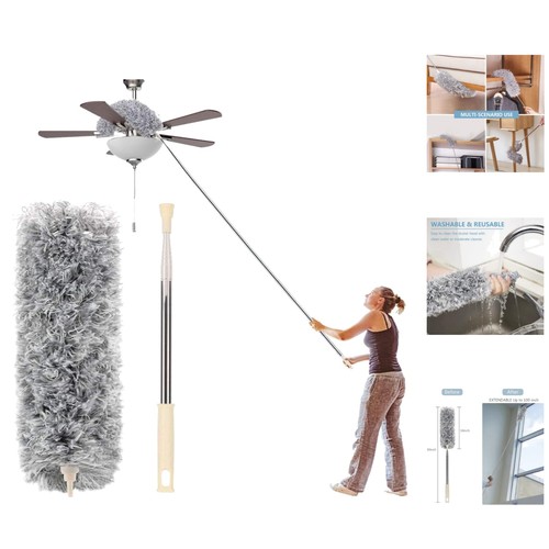 Extendable microfiber duster - extendable,