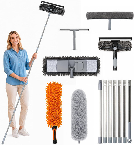 Long duster for high - for, ceilings