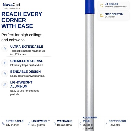Extendable duster extra long - duster,