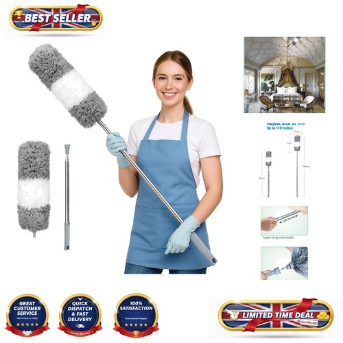 Bendable microfiber duster - microfiber,