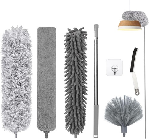 Extendable feather duster kit - extendable,
